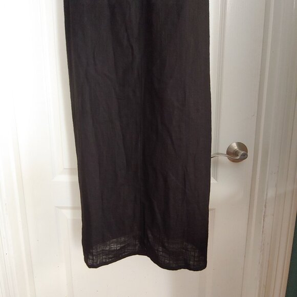 Asos Flax Blend Baby Doll Sleeveless Witchy FairyGoth Vamp Maxi Dress 8 - Picture 7 of 11